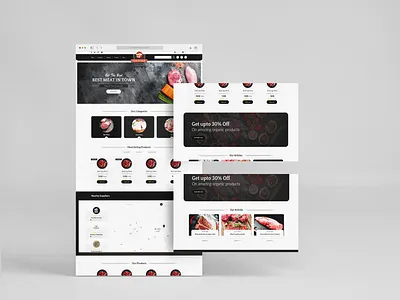 A User-Centric Design for Premium Mutton Products branding design figma modern ui photoshop ui uiux website website design