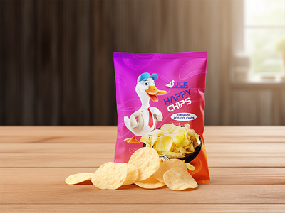 Chips Pouch Packaging Design. branding chips flyer graphic design illustration logo motion graphics vector