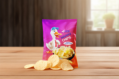 Chips Pouch Packaging Design. branding chips flyer graphic design illustration logo motion graphics vector