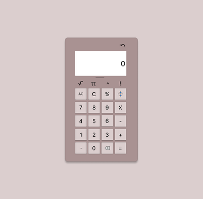 Calculator Interface dailyui