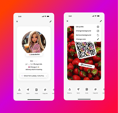 Instagram post design instagram ui