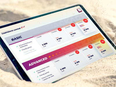 Beach volleyball tournament, landing page beach volleyball ideogram landing page mockup sum tournament volleyball web design