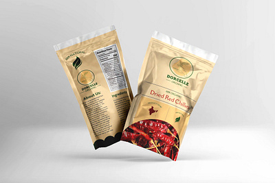 Hello Creative People, Here is the New Chili Pouch Design. branding chili chili pouch graphic design logo motion graphics packaging design packet pouch pouch bag pouch packaging pouch packet