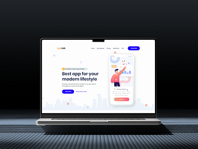 AppLab Webapge animation branding ui uidesign uiux