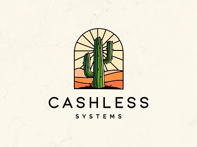 Cashless systems logo branding graphic design logo