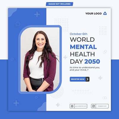 Social media post world mental health days graphic design modern layouts post post template social media