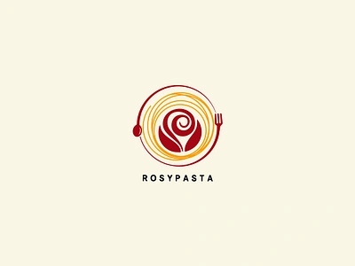 rosy pasta abcdefghijklmnopqrstuvwxyz agencylogo app branding craftfood craftylogo creativelogo food logo foodylogo graphic design illustration iocn italianpastalogo logofolio2024 love logo minimallogo pasta logo pastabrand simplelogo vector