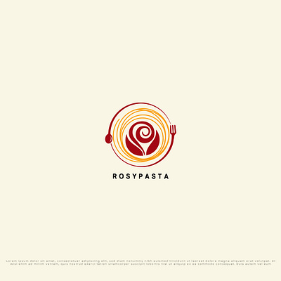 rosy pasta abcdefghijklmnopqrstuvwxyz agencylogo app branding craftfood craftylogo creativelogo food logo foodylogo graphic design illustration iocn italianpastalogo logofolio2024 love logo minimallogo pasta logo pastabrand simplelogo vector