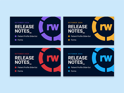 October Release Notes blog blog header brand brand design branding dental marketing dental software design graphic design icons layout design logo marketing release notes software typography