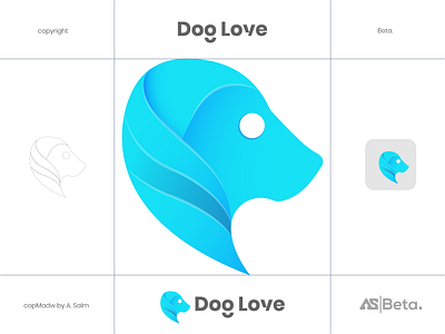 Dog love minimalist modern logo app icon designer dog logo dog love graphics designer logo logo design logo designer logo inspiration logo mart logo project logodesigner logofoliuo logomark logos logotype minimalis tlogo modern logo professional logo vector logo