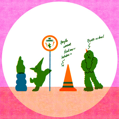 !BE AWARE! art artwork beaware design fast handwriting hat illust illustration ipad line monster parking funnel peachtober24 photoshop pot riso sign trafficcone tweetyheather