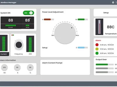 ModBus Design 3d animation branding dashboard graphic design logo modbus motion graphics ui