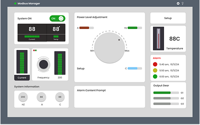 ModBus Design 3d animation branding dashboard graphic design logo modbus motion graphics ui