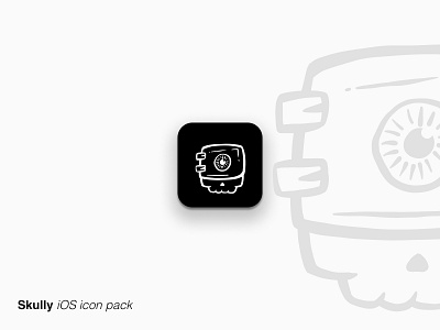 Day 17 - The Vault character custom icon graphic design icon illustration ink ios logo safe texture ui