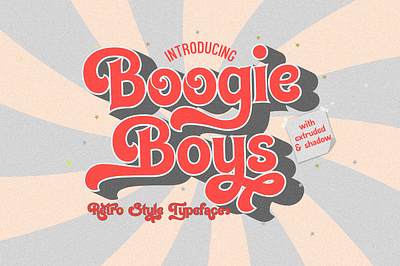 Boogie Boys Retro vintage font