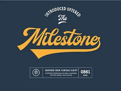 Milestone Font Duo opentype