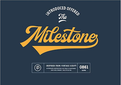 Milestone Font Duo opentype