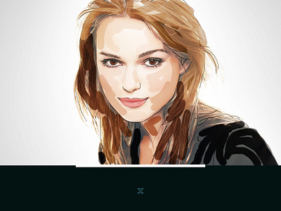 Portrait Practice_ Keira Knightley_01 illustration