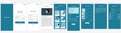 Electronics App Design design graphic design illustration mobile apps ux