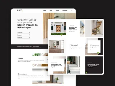 Ruiz Website Design branding clean dark design grey interface landing page minimal modern ui ux website