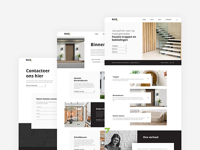 Ruiz Website Design branding clean dark design grey interface landing page minimal modern ui ux website