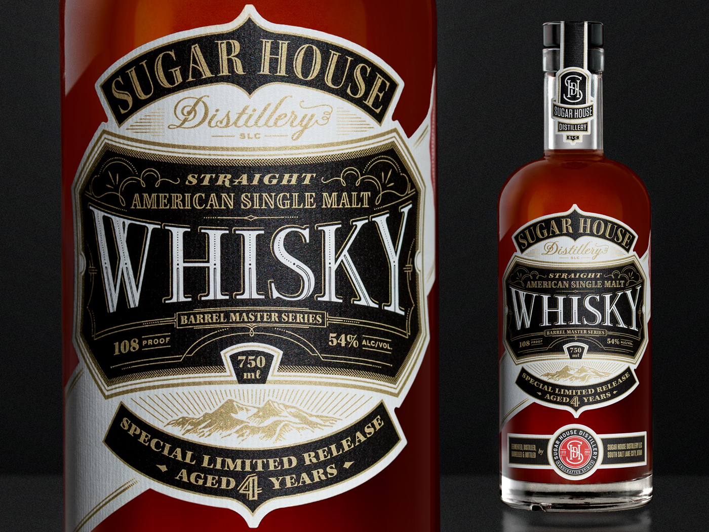 Barrel Master alcohol bottle branding design graphic design illustration label lettering logo packaging spirits typography whisky wine