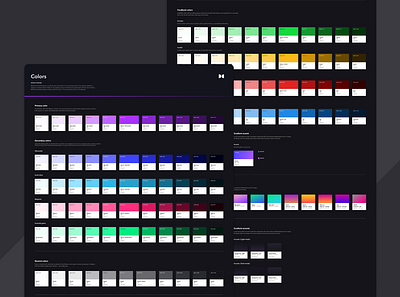 Dolby – Design System / Design Tokens, Color branding color color styles design direction design system design tokens product design systems thinking uiux visual design