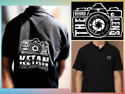 Photography T-Shirt design graphic design logo merchandise photography tshirt design typography