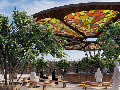 ALULA CITRUS FESTIVAL 2022 - Proposal 3d arab architecture branding design interior deign saudi