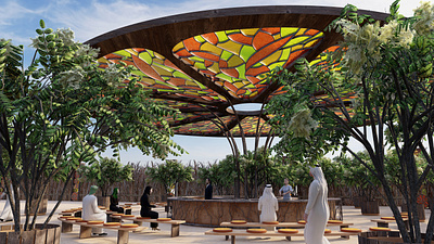 ALULA CITRUS FESTIVAL 2022 - Proposal 3d arab architecture branding design interior deign saudi