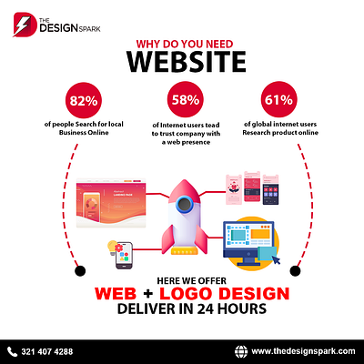 Get a Custom Logo + Website in Just 24 Hours! apparel branding design energy graphic design illustration logo merch need a website ui vector