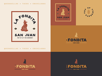 La Fondita Brand branding branding design design graphic design illustration logo logo package typography vector