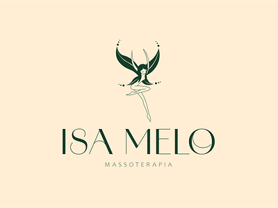 Isa Melo Massoterapia - Visual Identity adobe illlustrator brand design branding fairy fairy logo graphic design health logo logo design massotherapy mind visual identity