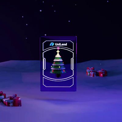 Christmas NFT 3d animation motion graphics