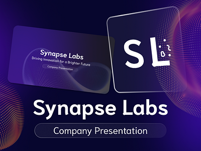 Synapse Labs - Company Presentation Design 3d ai presentation presentation design