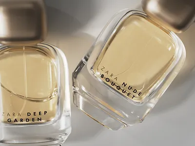 Zara Perfume 3D Render 3d 3dart animation c4d design neon