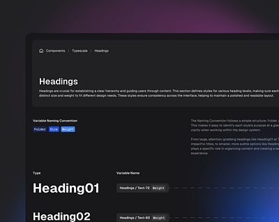 Typescale Exploration 3d dark mode typeography ui user interaction