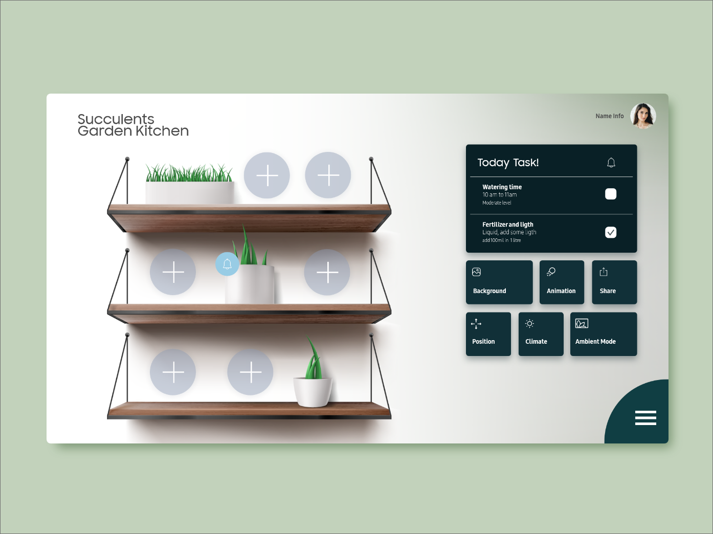The Frame Smart tv garden by Mirian Verdugo on Dribbble