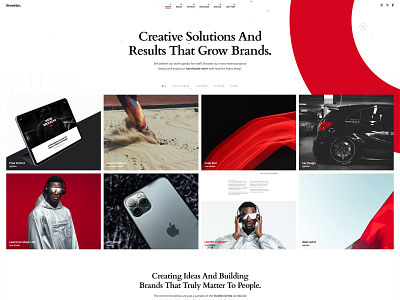 Brooklyn Pre Built Website #46 app branding design graphic design logo ui ux web