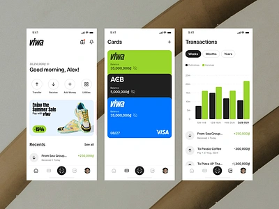 VIWA Payment App app design product design ui ui design uiux