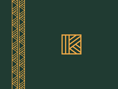 K Logo hawaii hawaiian k logo minimal modern pattern polynesian woven