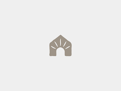 Shining House Concept home house light logo minimal modern shining