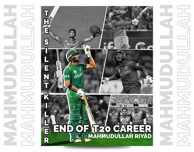 The Slient Killer Mahmudullah Riyad Poster Sports Banners Design banner design branding cricket game cricket sport graphic design mahmudullah photoshop design posterdesign sport sportbanners sportdesign sportposter sports