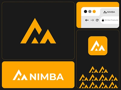 NIMBA - Letter N logo, Investment Logo Brand Identity Design blockchain brand identity branding business logo financial fintech logo icon inves investment investor logo logo design minimal modern logo monogram n logo savings logo startup logo technology typography