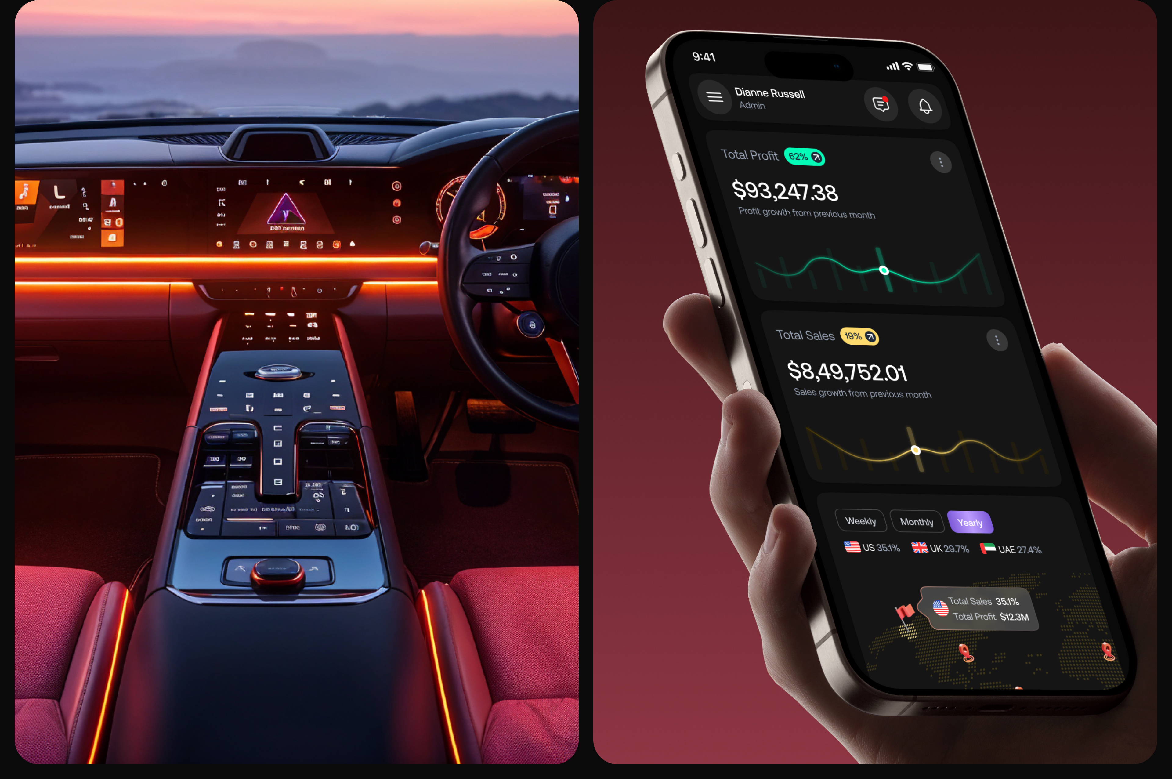 Example service media