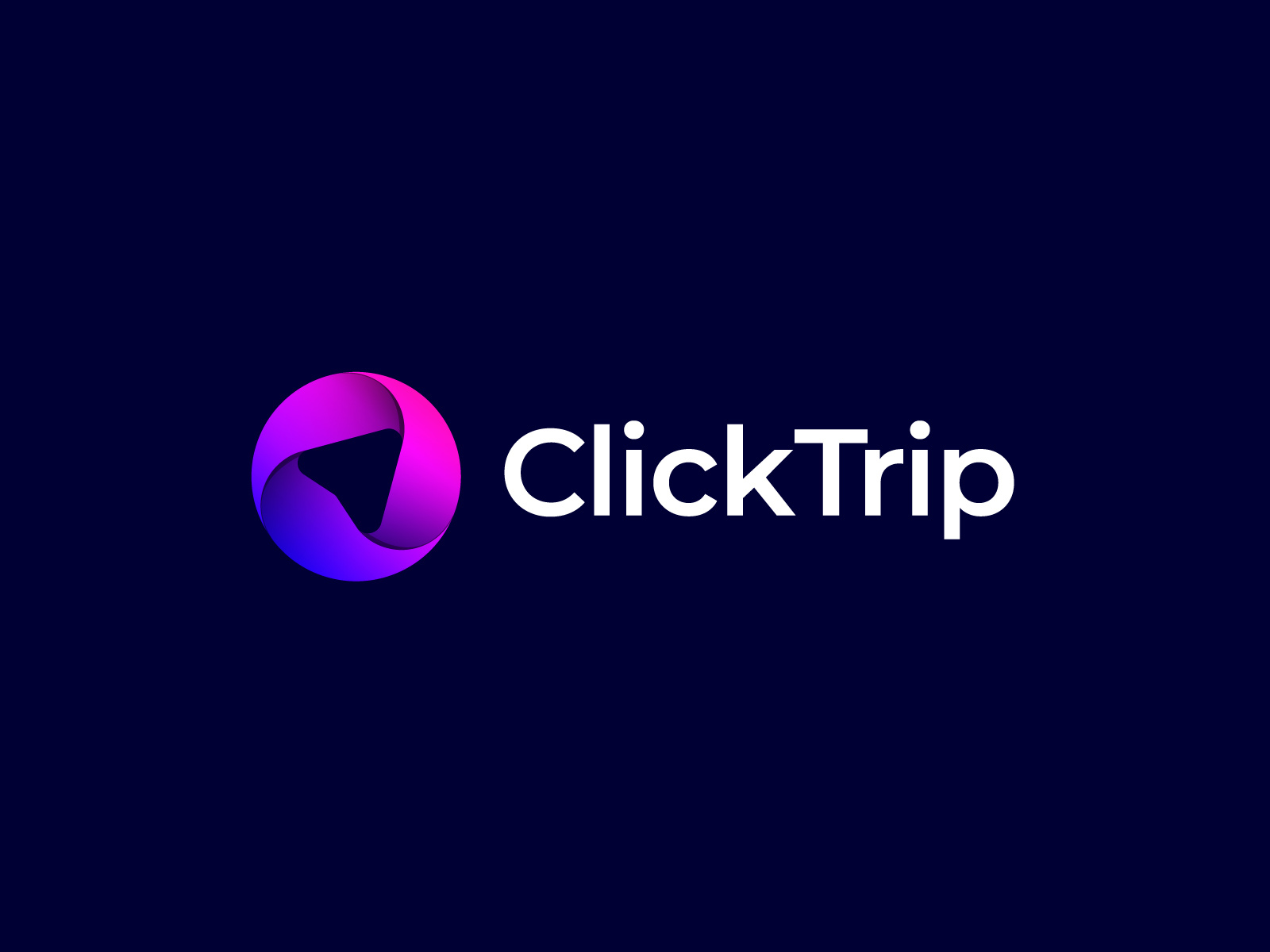 Click Trip Logo design app brand mark branding click clicktrip gradient icon lead generation logo logo logo design logo mark logos minimalist logo modern logo saas logo simple logo tech tech logo top trip