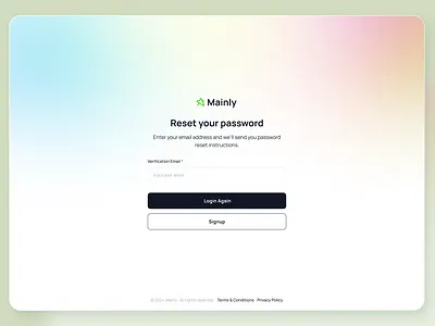 Email Verification email password trendy design ui ux