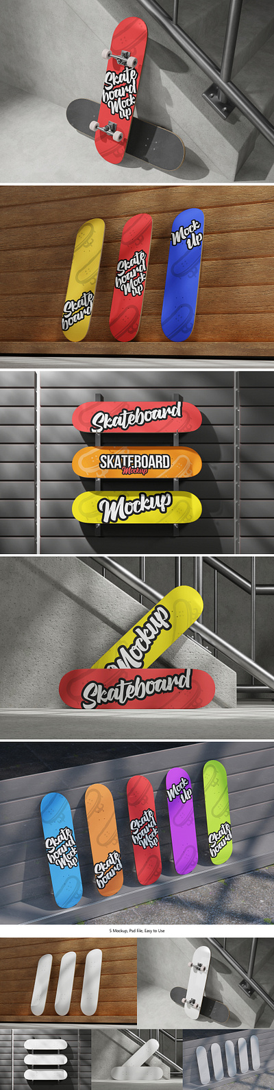 Skateboard Mockup skateboarding