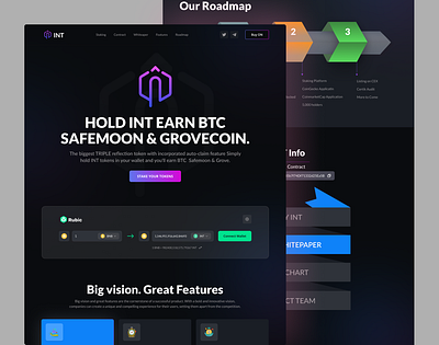 Crypto website & Landing page crypto crypto landing page crypto website landing page