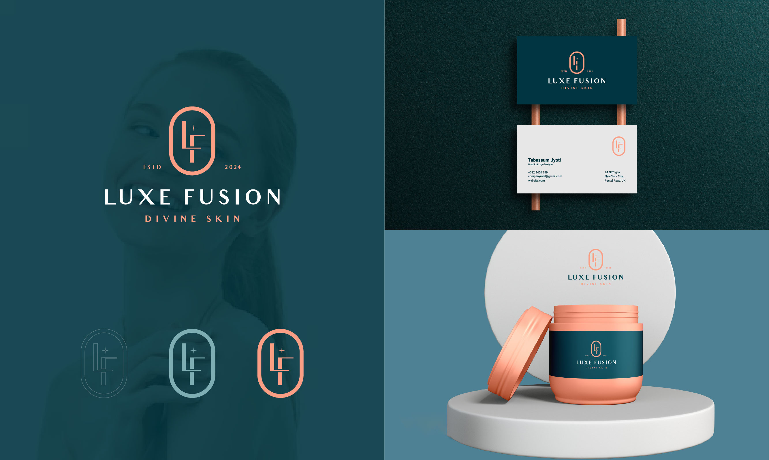 Example of Luxury, Fashion, Jewelry, Monogram Logo